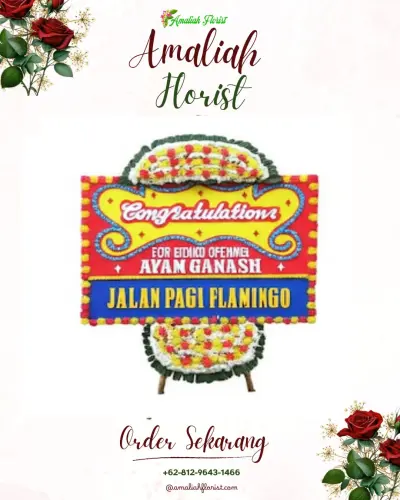 Bunga Papan Congratulation di Karanglayung